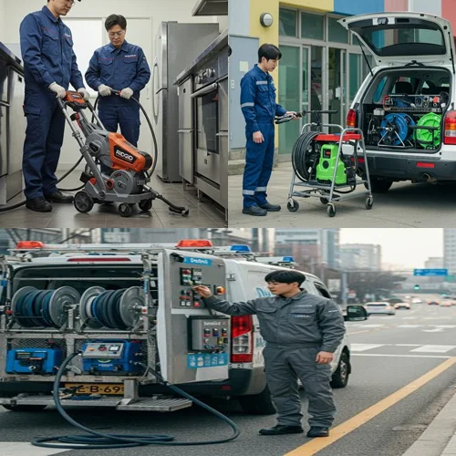 수내동 하수구 뚫음 하수도, 막힘 해결 후기
