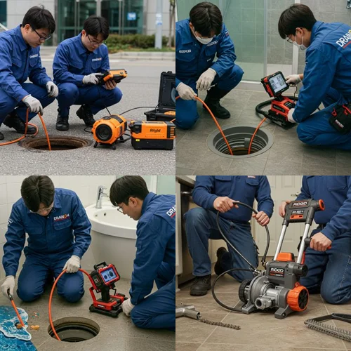 수내동 하수구 뚫음 하수도, 막힘 해결 후기