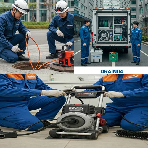 NC백화점 근처 상가 막힘 해결! 야탑동 하수구 뚫음 하수도