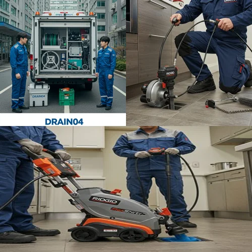 NC백화점 근처 상가 막힘 해결! 야탑동 하수구 뚫음 하수도