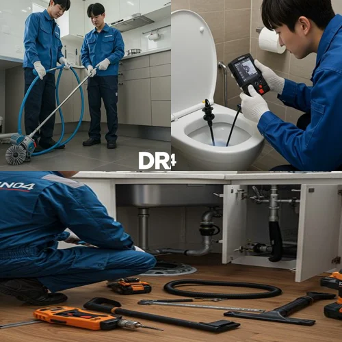 운중동 하수구 뚫음 하수도, 서판교 전원주택 배관 막힘 해결 완료!