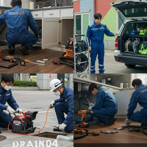 율동 하수구 뚫음 하수도, 공원 근처 식당 막힘 전문 해결 후기