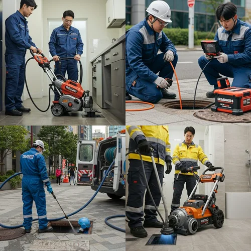 분당 하산운동 변기 막힘 수리, 빌라 1층 화장실 역류 때문에 고생끝! (해방)