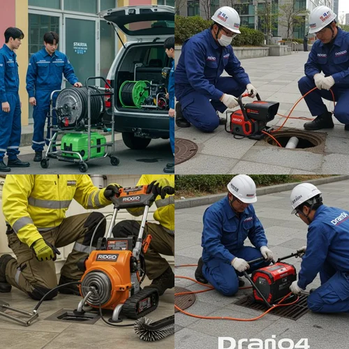 꽉 막힌 하수도 시원하게 뚫었어요! 분당 하수구 뚫음 하수도 작업 후기