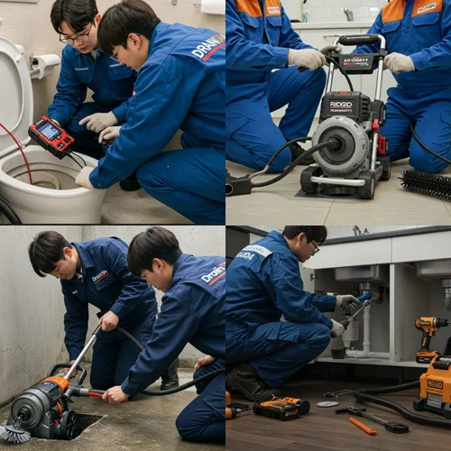 셀프 작업 실패 후 부른 전문가, 분당 하수구 뚫음 하수도 리얼 후기