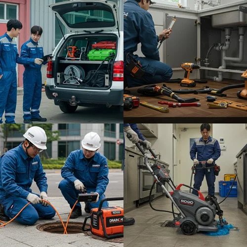 셀프 작업 실패 후 부른 전문가, 분당 하수구 뚫음 하수도 리얼 후기