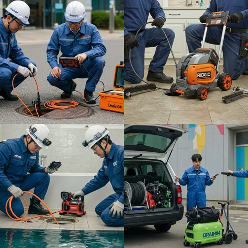 대장동 하수구 뚫음 하수도, 신도시 빌라 주차장 맨홀 역류 해결 완료!