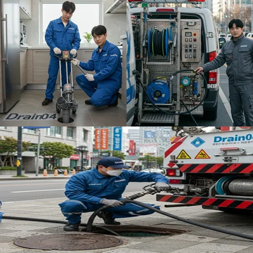 분당동 하수구 막힘 주택가 하수구