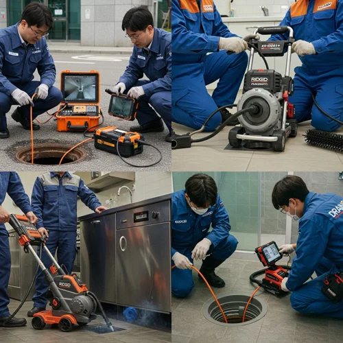 분당동 하수구 막힘 주택가 하수구