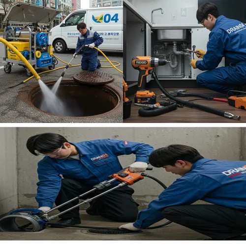 분당동 하수구 막힘 주택가 하수구