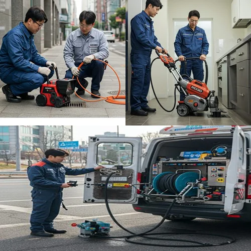 운중동 하수구 뚫음 고급 주택