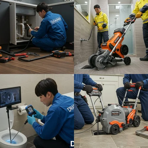 판교동 하수구 뚫음 메인 배관