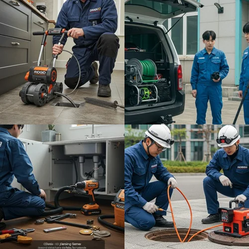 구미동 싱크대 막힘 기름때 꽉