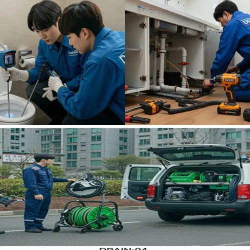 분당 대장동 하수구 막힘 신도시 상가