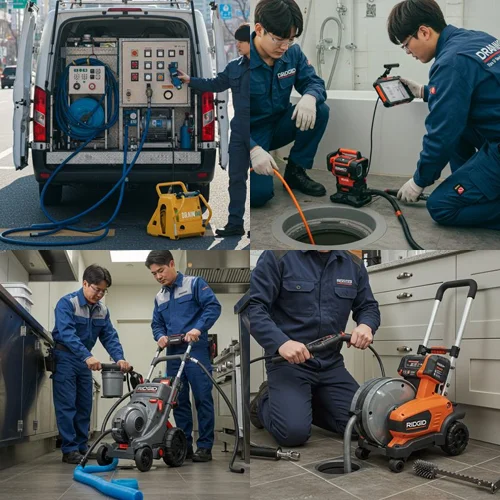 분당 대장동 하수구 막힘 신도시 상가