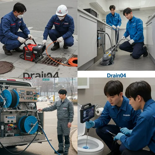 분당 대장동 하수구 막힘 신도시 상가