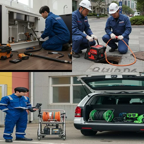 분당 싱크대 막힘 배수통 교체