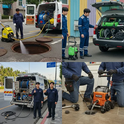 분당 싱크대 막힘 배수통 교체