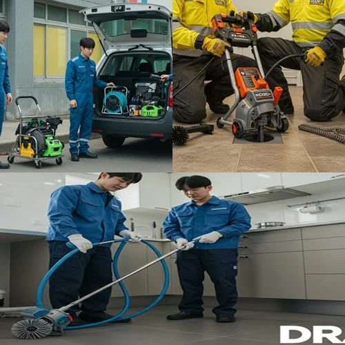 율동 싱크대 막힘 고기집 배관