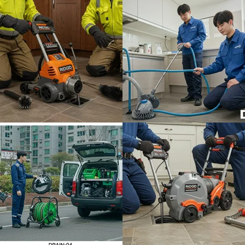 궁내동 하수구 막힘 빌라 주차장