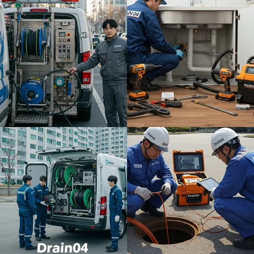 분당 하수구 뚫음 전문 장비