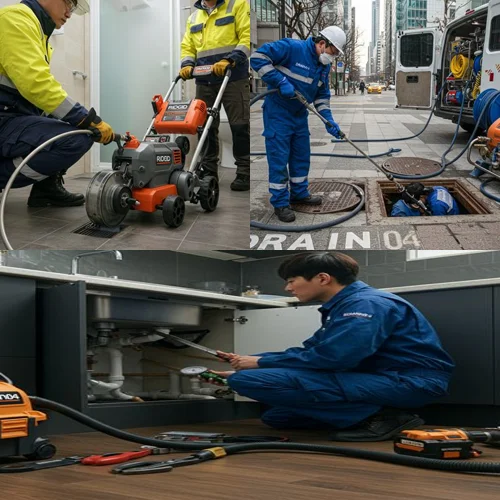 분당 하수도 막힘 주차장 역류