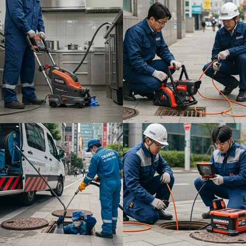 운중동 하수구 막힘 서판교 주택