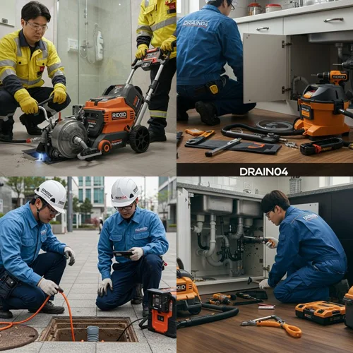 백현동 하수구 막힘 카페거리 역류