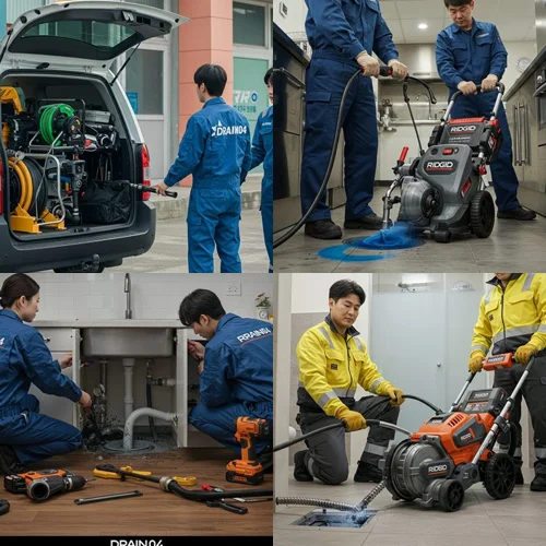 백현동 싱크대 막힘 음식물 막힘