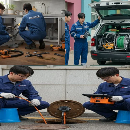 석운동 싱크대 막힘 마당 수돗가