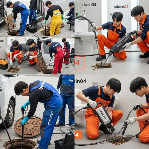 분당 고압세척 횡주관 청소