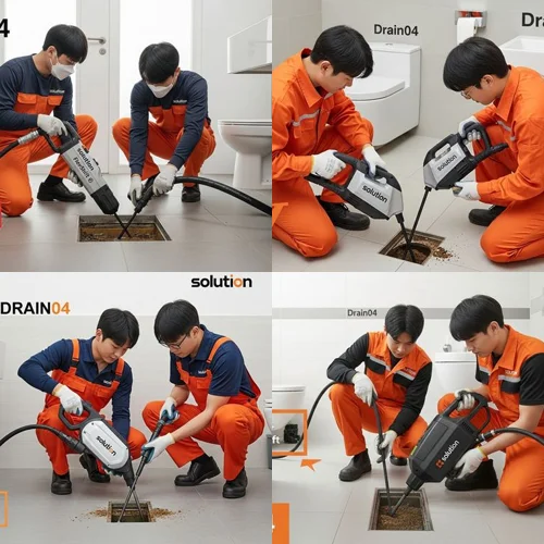 분당 고압세척 횡주관 청소