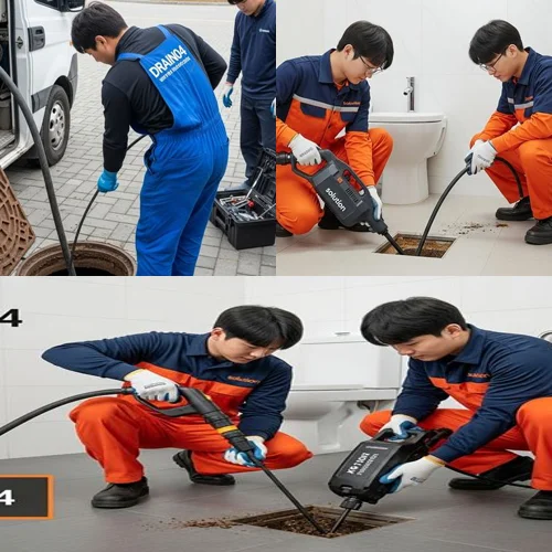 하산운동 싱크대 막힘 공장 식당