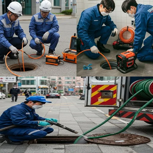 궁내동 하수구 뚫음 맨홀 역류
