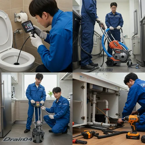 석운동 하수구 뚫음 외부 배관