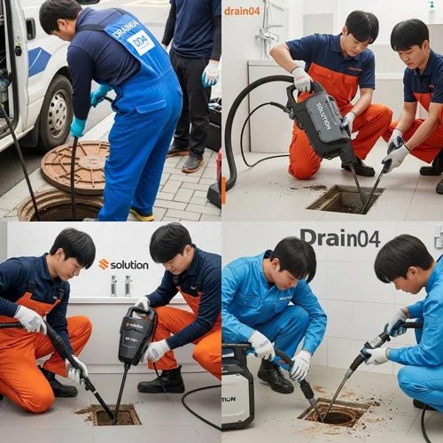 하산운동 하수구 막힘 물류센터