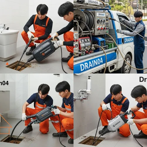 하산운동 하수구 막힘 물류센터