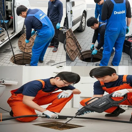 동원동 싱크대 막힘 배관 스케일링