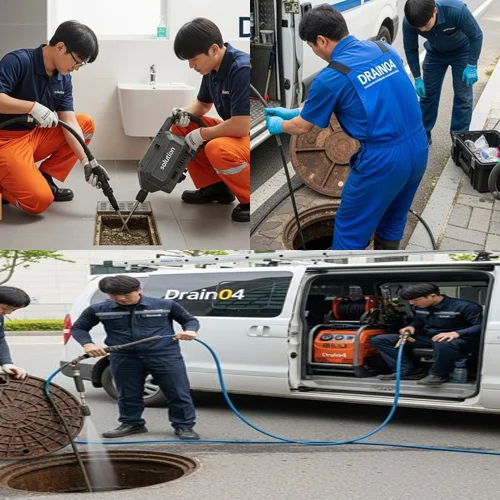 백현동 오수관 배관 막힘 카페거리