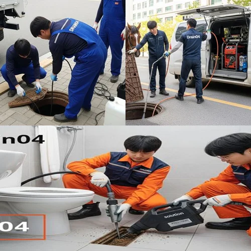 분당구 오수관 배관 막힘 고압세척