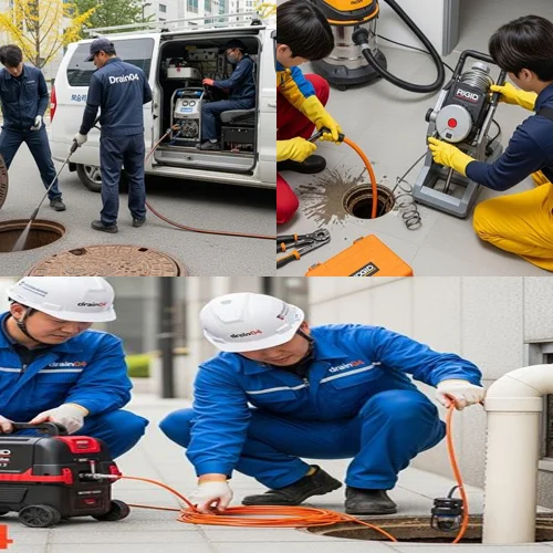 정자동 하수구 뚫음 뚫어 엠코