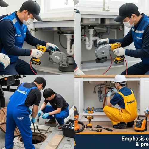 판교동 오수관 배관 막힘 원룸 건물