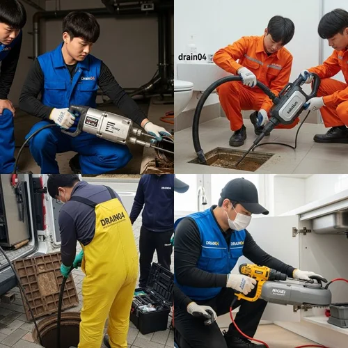 분당동 하수구 뚫음 뚫어 하수도