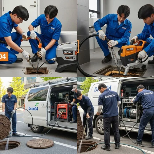 분당동 하수구 뚫음 뚫어 하수도