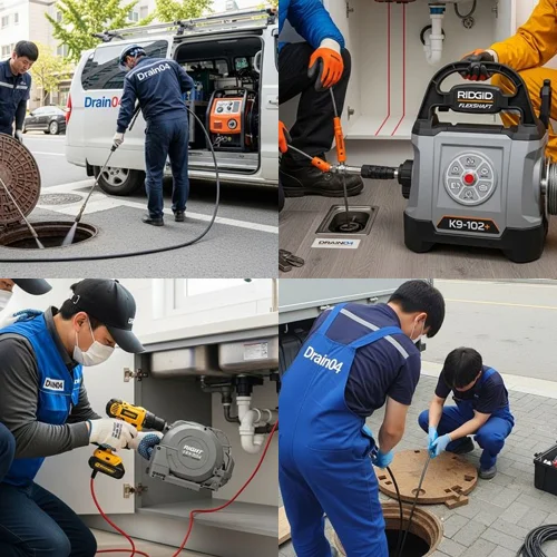 분당동 하수구막힘 장안타운 상가