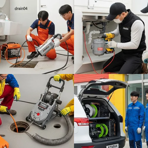 하산운동 하수구막힘 남서울 단지