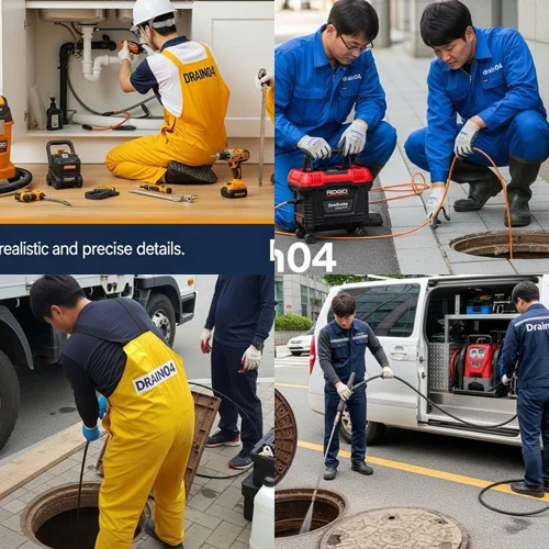 분당동 오수관 배관 막힘 맨홀 청소