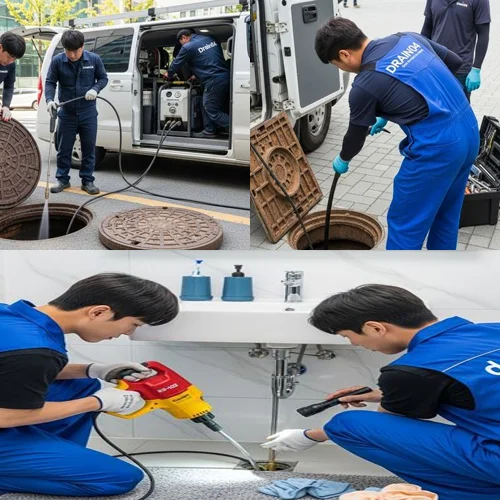 판교동 하수구막힘 원마을 아파트