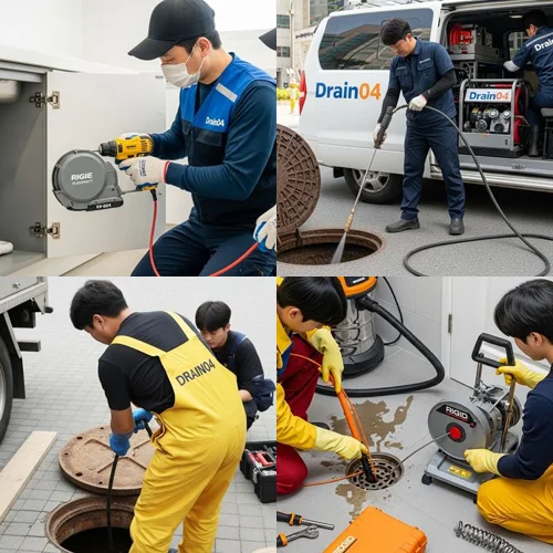 동원동 오수관 배관 막힘 오수관 세척