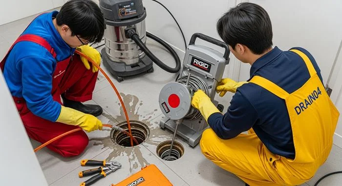 하산운동 싱크대막힘 고급빌라 주방